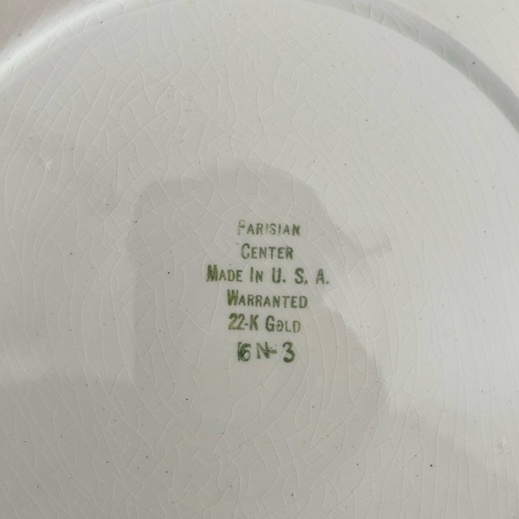 Warranted 22K Liberty Gold Fine China Dishes (16 pc) - Picture 4 of 16